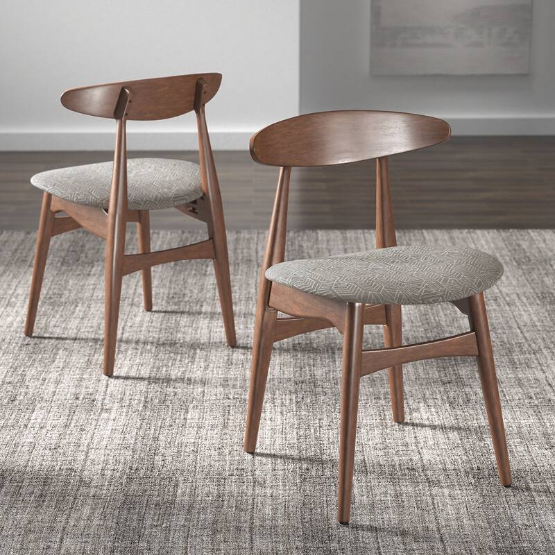 Norwegian Danish Tapered Dining Chairs (Set of 2) by iNSPIRE Q Modern
