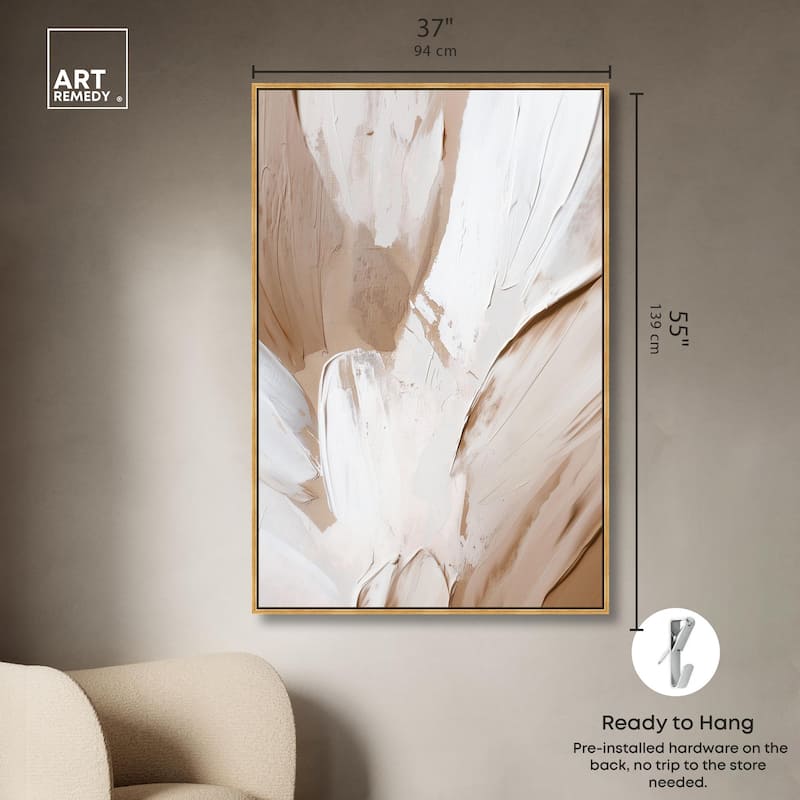 Fawn and Frost Canvas by Art Remedy