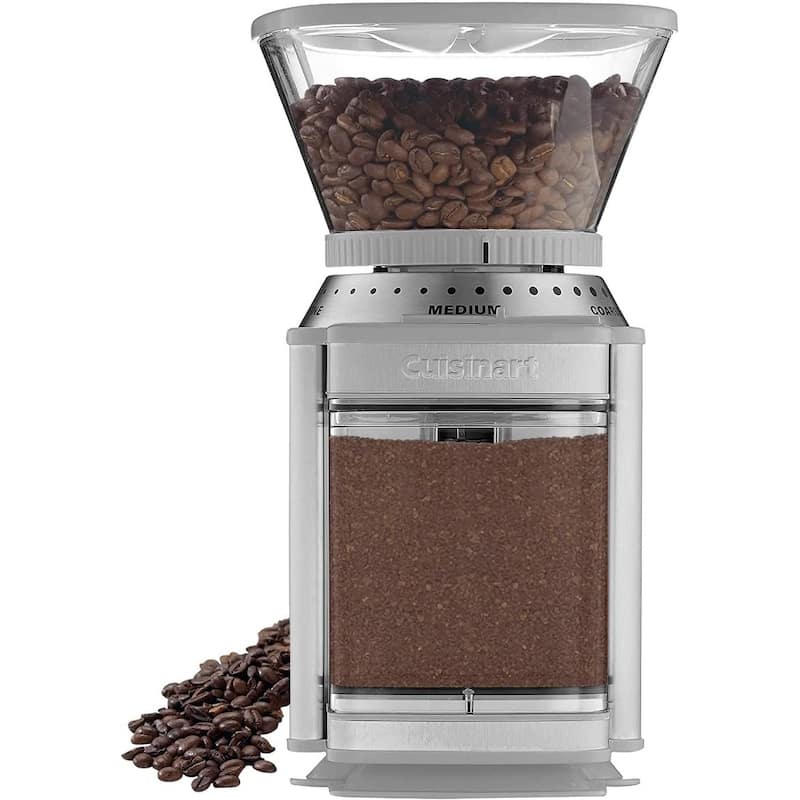 Cuisinart DBM-8 Burr Mill Stainless Steel Electric Coffee Grinder - Cool Gray