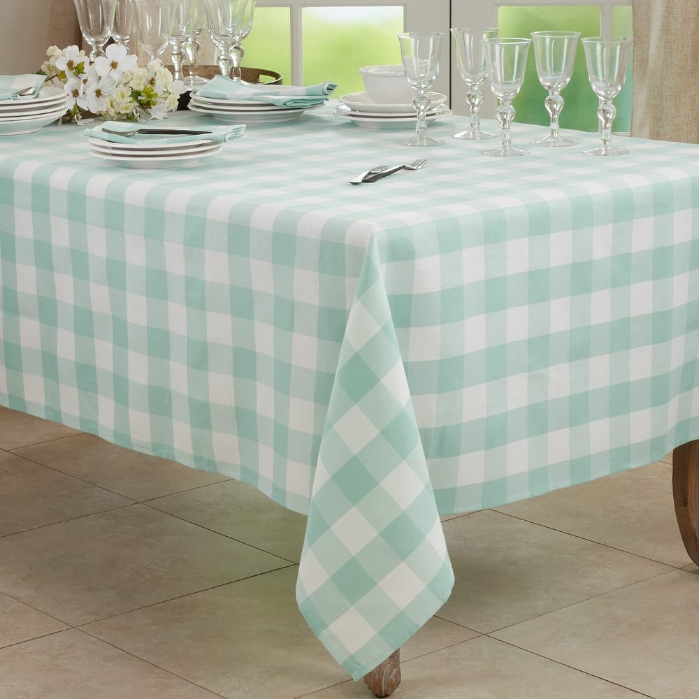 Casual Buffalo Plaid Tablecloth