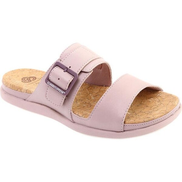 Clarks women's cloudsteppers step june tide slide sandals outlet