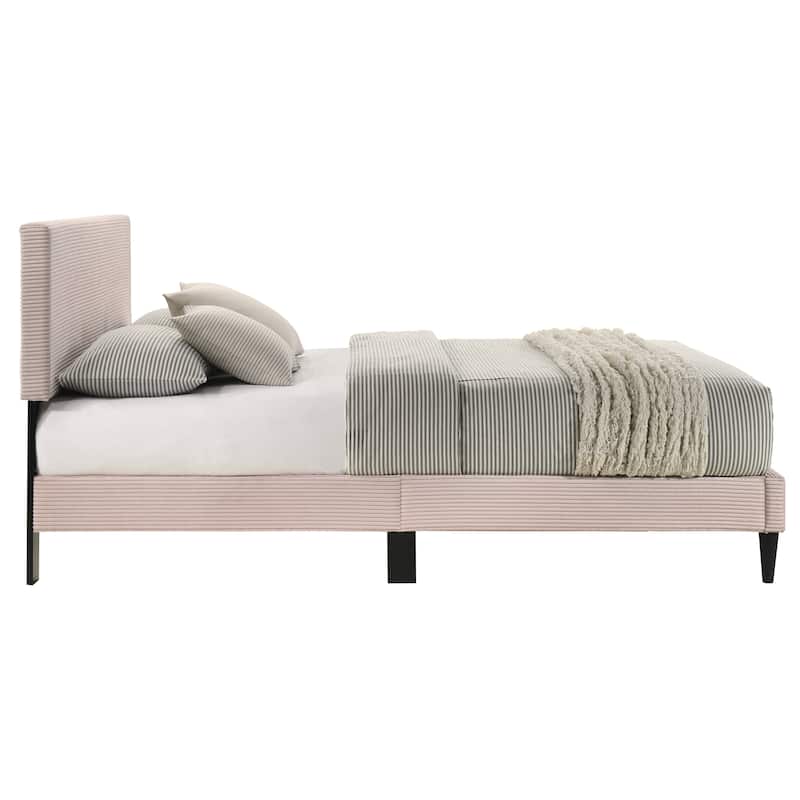 Bayson Wood Frame Queen Platform Bed With Headboard