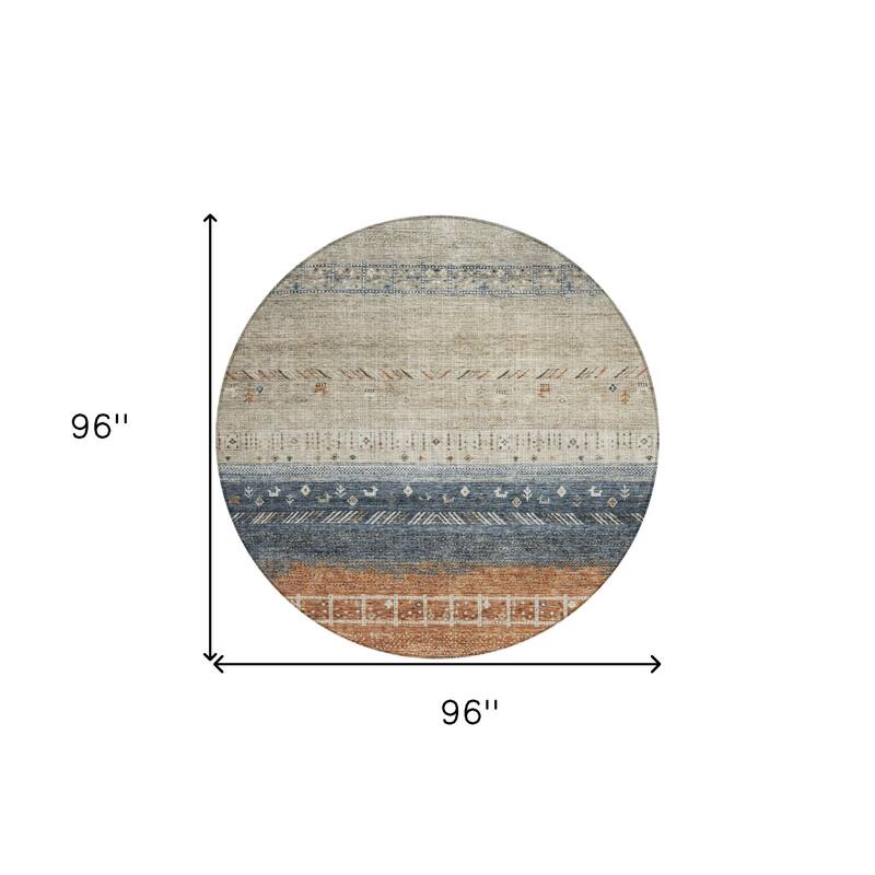 HomeRoots Southwestern Transitional Rectangle Outdoor Rug