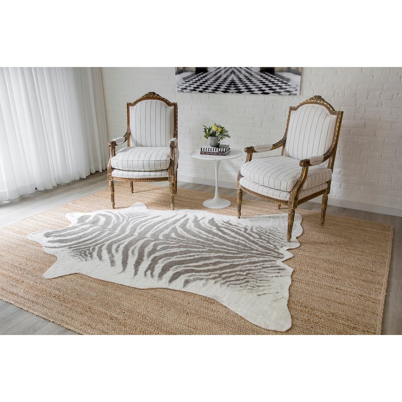 Erin Gates by Momeni Acadia Animal Print Faux Hide Area Rug