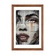 preview thumbnail 15 of 18, iCanvas "Transendia" by Loui Jover Walnut - 24x16x1