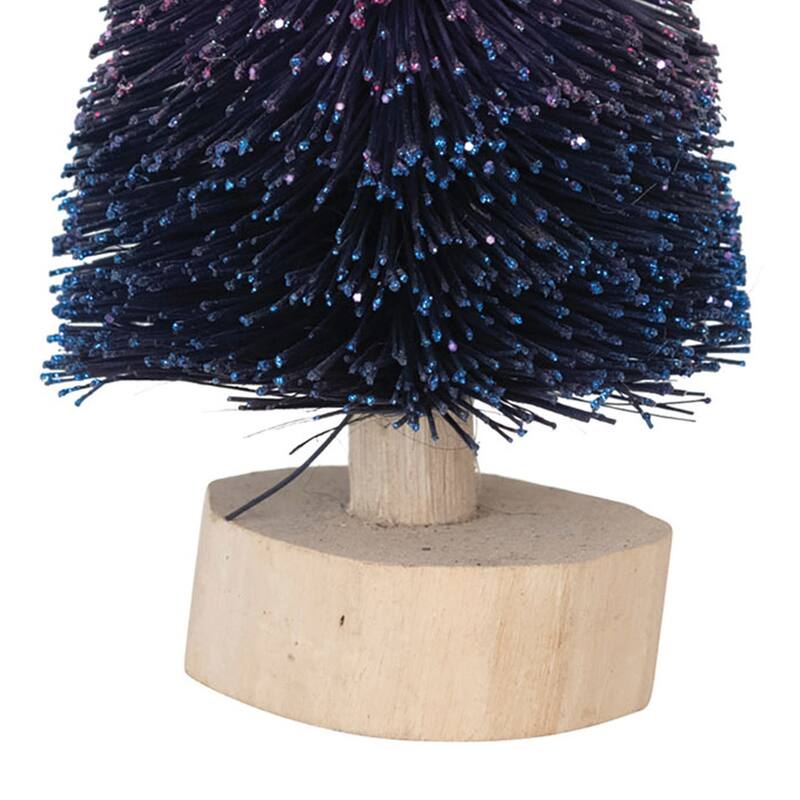 Bottle Brush Tree with Wood Base