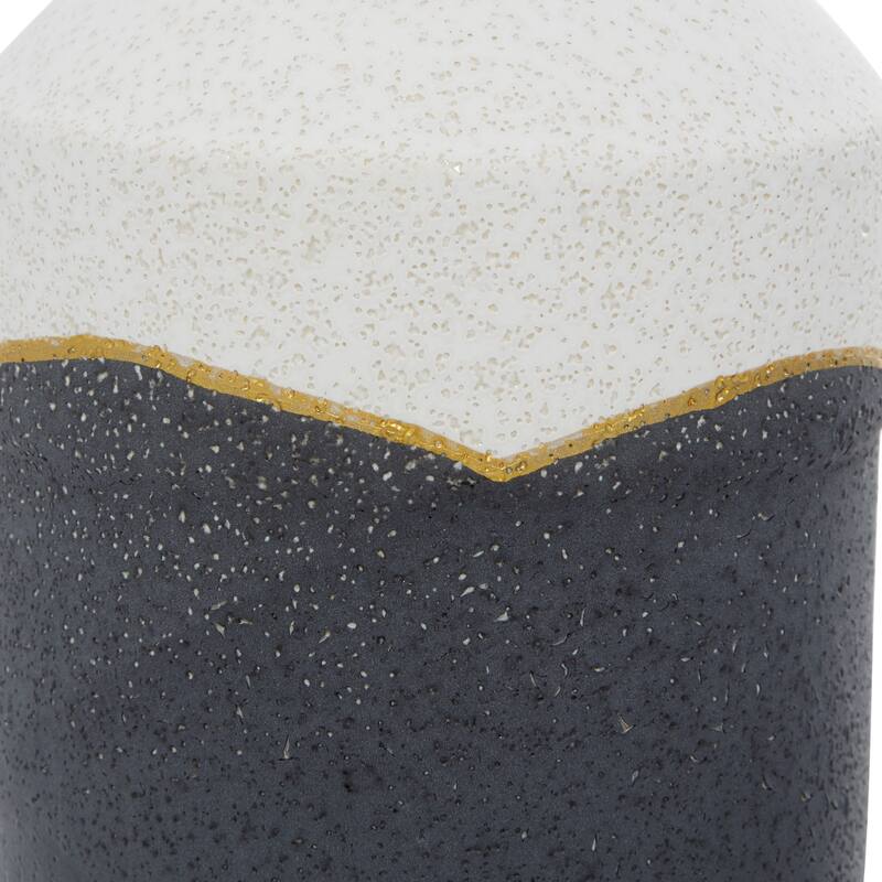 CosmoLiving by Cosmopolitan Black Ceramic Decorative Vase (Set of 3)