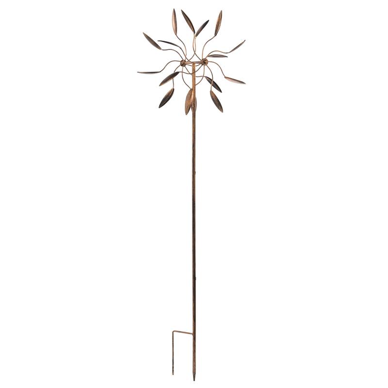 75" Kinetic Twirler Metal Garden Art Spinner