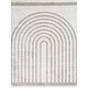 preview thumbnail 11 of 28, Livabliss Scandinavian Fossay Shag Stripe Washable Area Rug