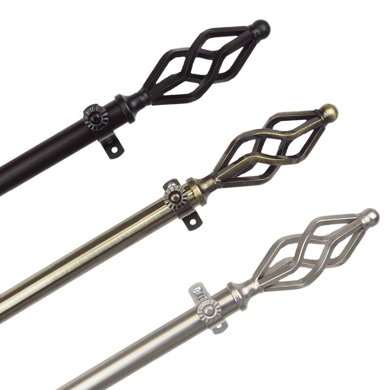 InStyleDesign Stretch Adjustable Curtain Rod 13/16 inch dia.