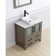 preview thumbnail 15 of 39, Vanity Art 30-inch Single Sink Bathroom Vanity Set With Engineered Marble Top and Free Mirror - 30 x 18.5 x 36 Inches