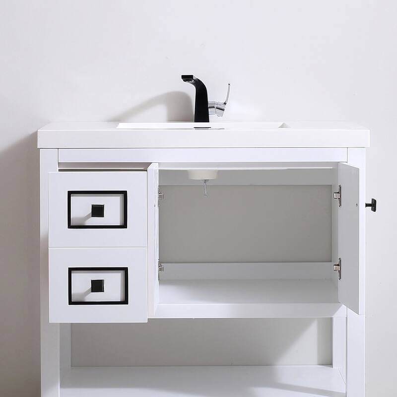 Davis 36" Single Bathroom Vanity Set