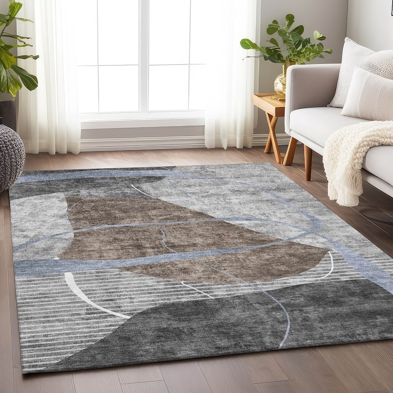 Premium Washable Super Soft Modern Carson Mayfield Rug