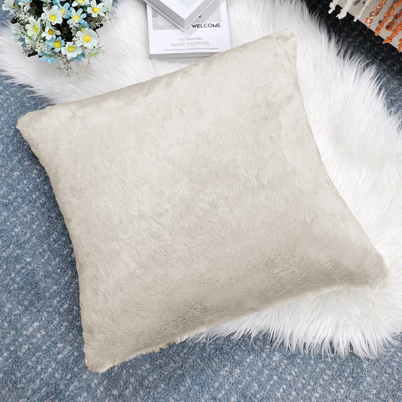 Fauxfur Pillow Shell Set 20'X20"