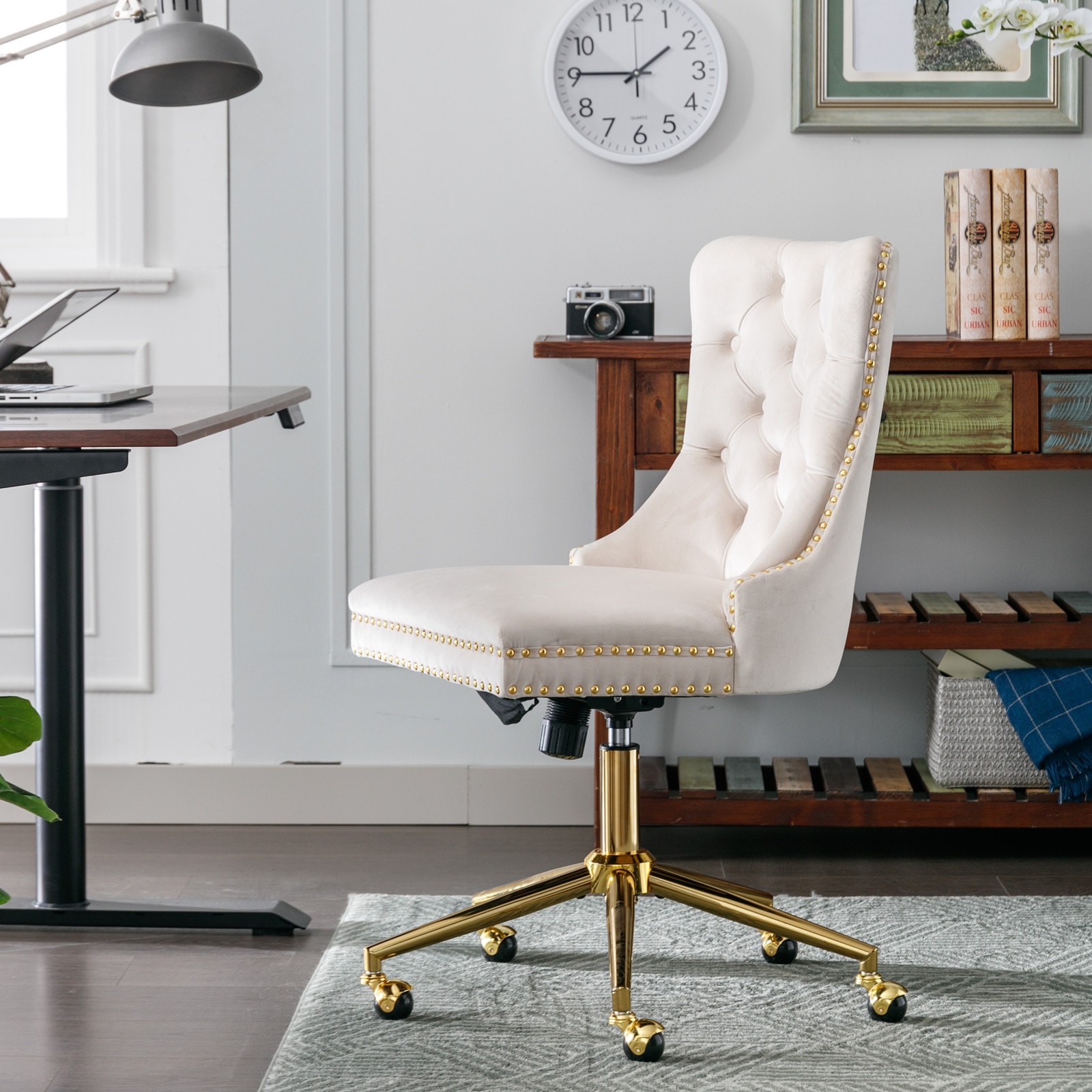 Beige home outlet office chair