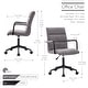 preview thumbnail 11 of 11, Porthos Home Paavo Height Adjustable Faux Leather Swivel Office Chair