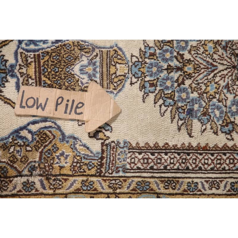 Animal Pictorial Qum Persian Accent Rug Handmade Wool Carpet - 2'7" x 3'6"