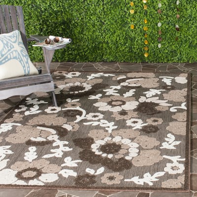 SAFAVIEH Cottage Ceola Indoor/ Outdoor Patio Backyard Rug