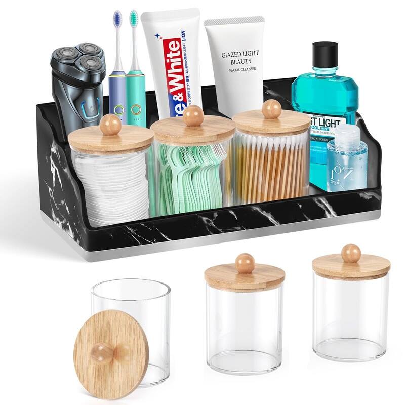 Toothbrush Holders for Bathroom - Black