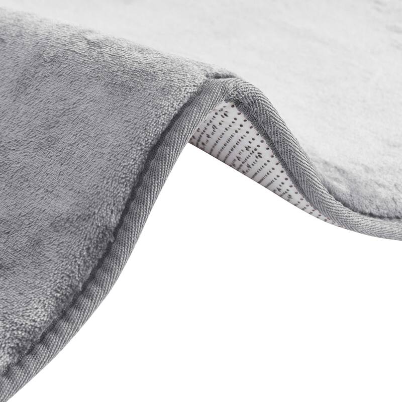 Sweet Home Collection Memory Foam No Slip Back Bath Mats