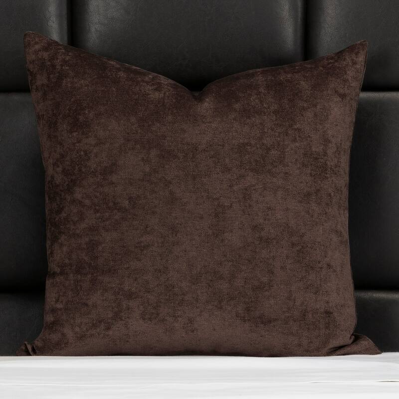 Mixology Padma Washable Polyester Throw Pillow - 16 x 16 - Coffee Bean