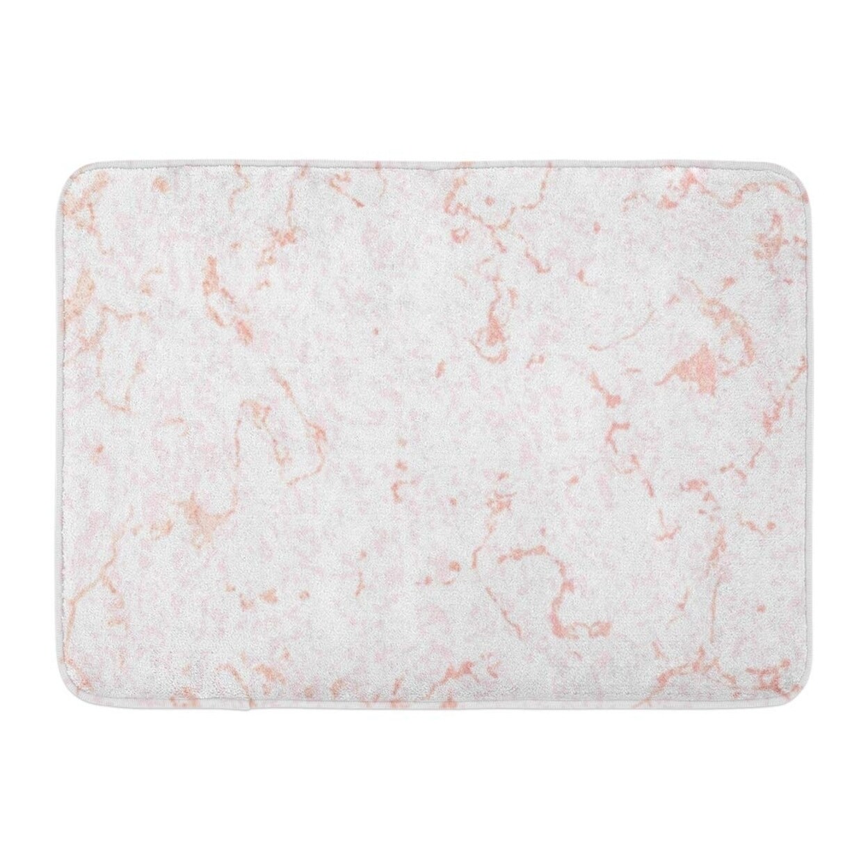 Pink Abstract Marble Rose Gold Holiday Party Birthday Doormat Floor Rug Bath Mat 23 6x15 7 Inch Multi On Sale Overstock 31773658