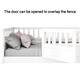 preview thumbnail 22 of 29, Full Size Floor Bed Frame with Tall Guardrails and Access Opening Play