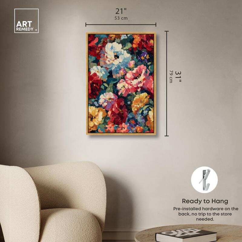 Garden Tapestries I Canvas by Art Remedy