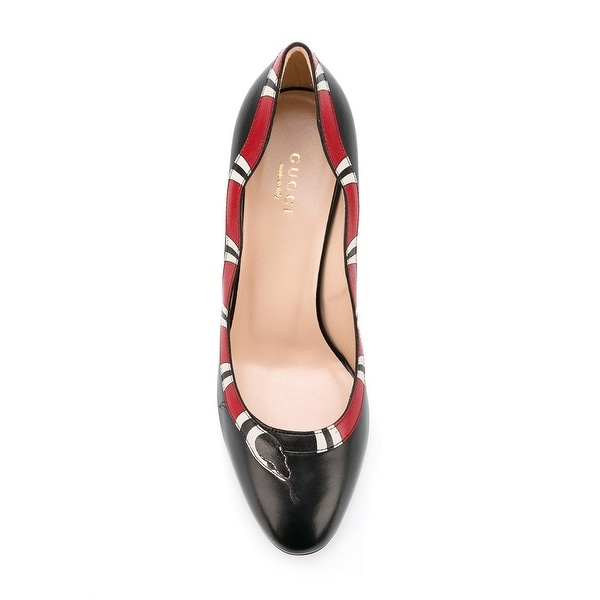 gucci heels with snake