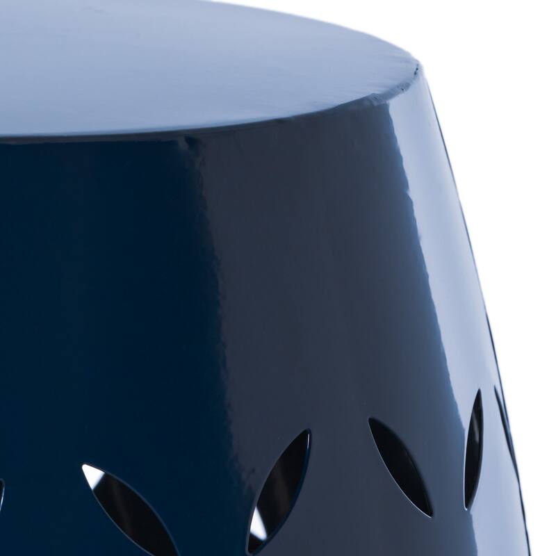 Lilac Indoor/Outdoor Round Iron End Table by Christopher Knight Home