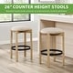 preview thumbnail 24 of 22, OSP Melissa 26" Counter Stool with Footrest and Padded Seat