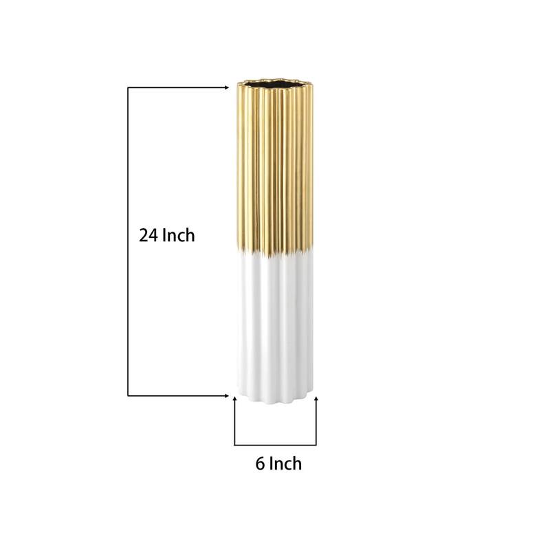 Arianna Modern Handmade Ceramic Tall Floor Vase