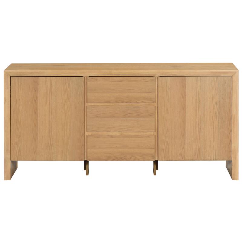 SAFAVIEH Couture Darnell Wood 3-Drawer Sideboard - 74"W x 19"D x 36"H