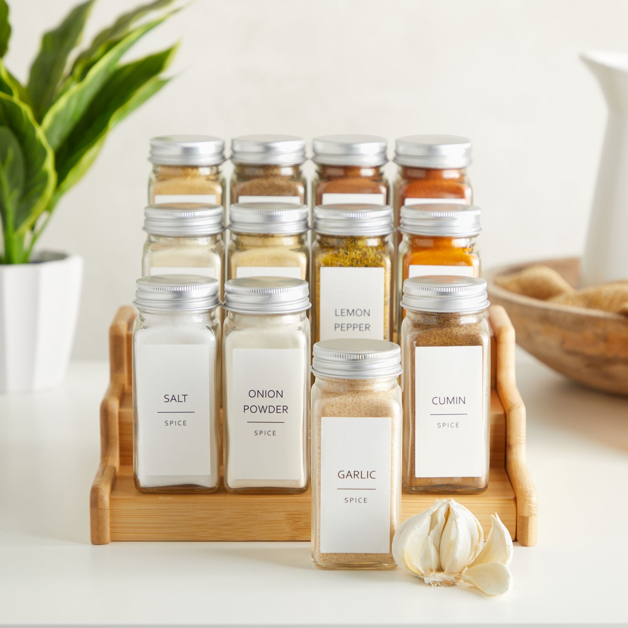 Minimalist best sale spice labels