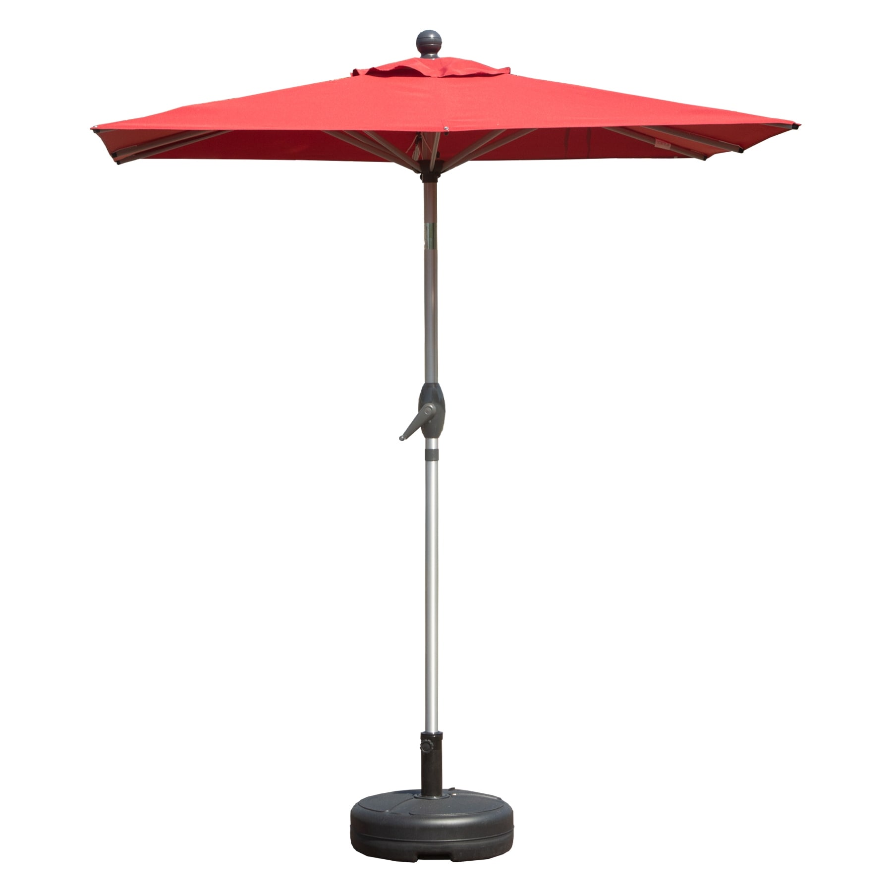 Rectangle Patio Umbrella with Crank Lift and Tilt Function, (Base not included)