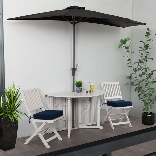 CorLiving 8.5Ft UV Resistant Half Umbrella - Bed Bath CorLiving 8.5Ft UV Resistant Half Umbrella - Bed Bath