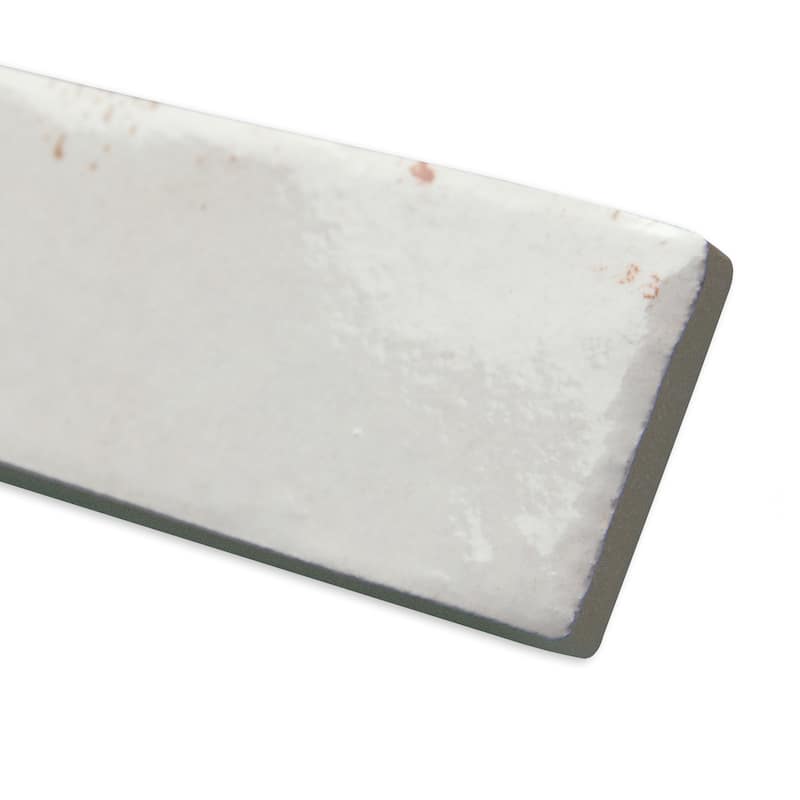 Merola Tile Scottsdale White 1-7/8" x 17-3/4" Porcelain Floor and Wall Tile