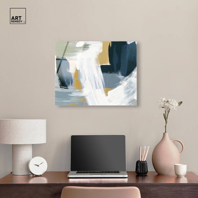 Moss Layers III Acrylic by Art Remedy, Ready to Hang