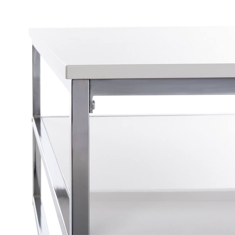 SAFAVIEH Aliza 2-Tier Modern Glam Square Coffee Table - 30" x 30" x 16.5"