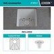preview thumbnail 36 of 35, Lexicon Drop-In Quartz 16 Inch Single Bowl Kitchen Sink Kit
