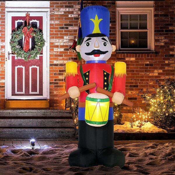 outdoor christmas nutcracker soldier