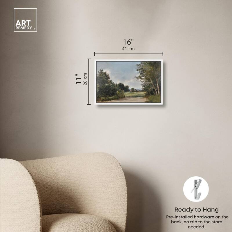Hilltop Tower View II Canvas by Art Remedy