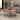 Moda Rustic Natural Round Coffee Table with Storage Shelf for Living Room