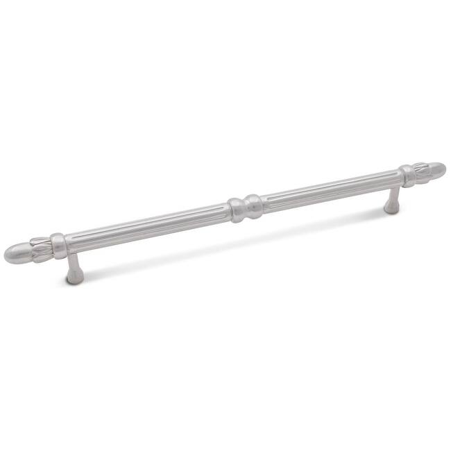 RK International CP 861 Petal 8" Center to Center Solid Metal Designer - Satin Nickel