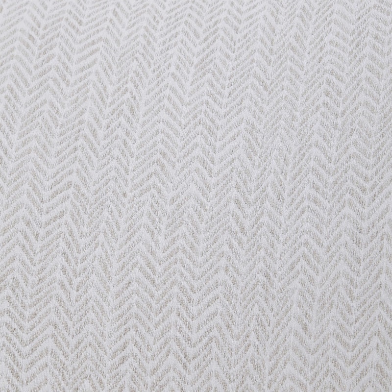 32" White and Brown Contemporary Accent Chair