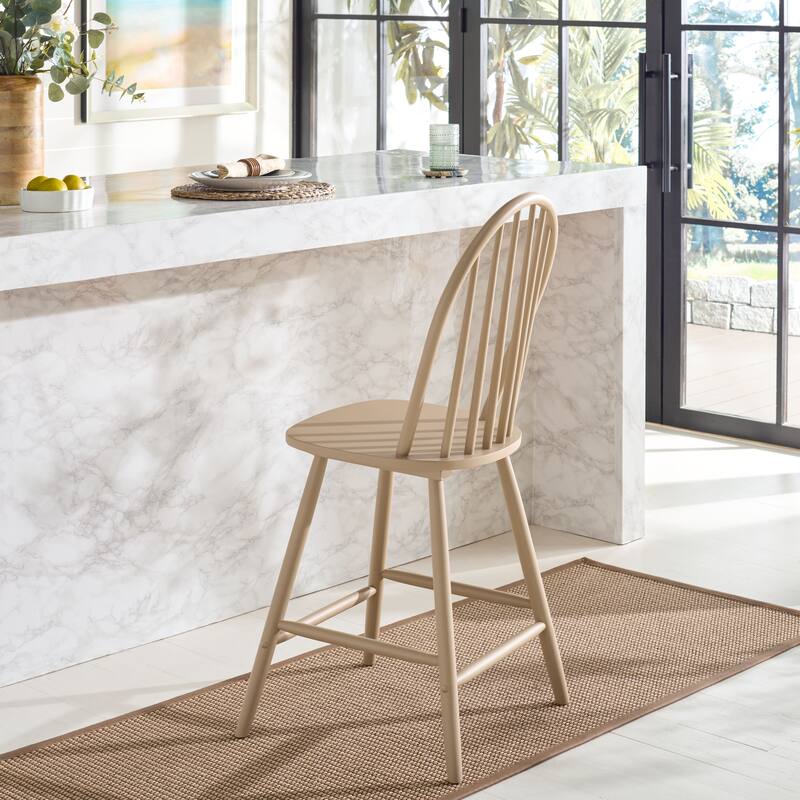 SAFAVIEH Home Omaha Counter Stool - 19"W x 20"D x 42"H