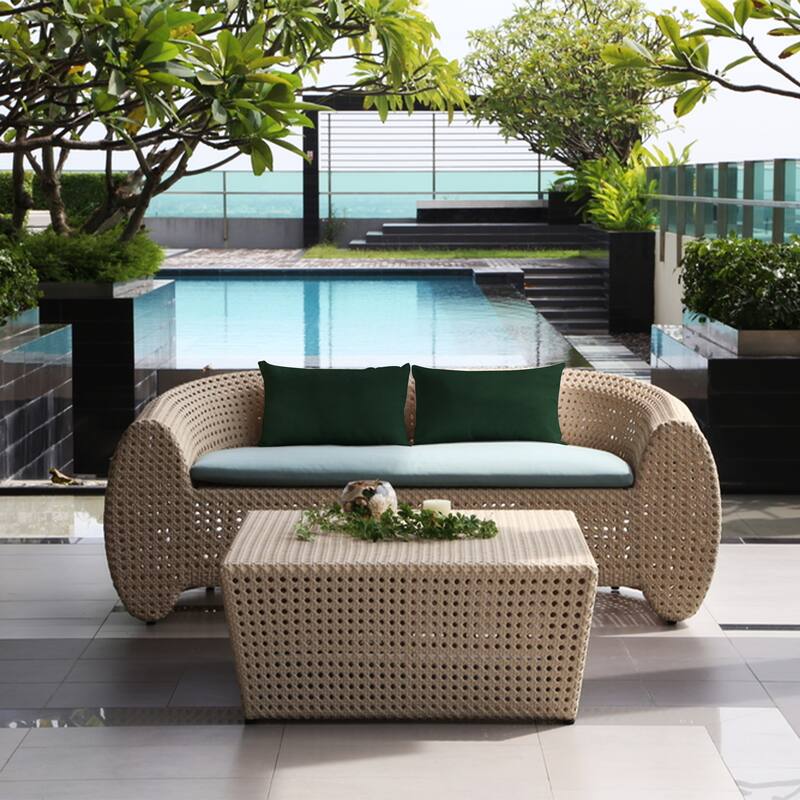 A1HC All-weather Waterproof Outdoor Throw Pillow Covers, Set of 2