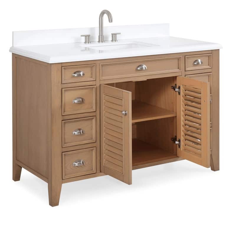 30 Inch Contemporary Style Wood Finish Bathroom Vanity