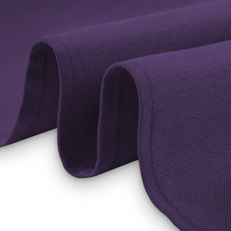 90 x 132in 10pk Rectangular Polyester Tablecloths Purple