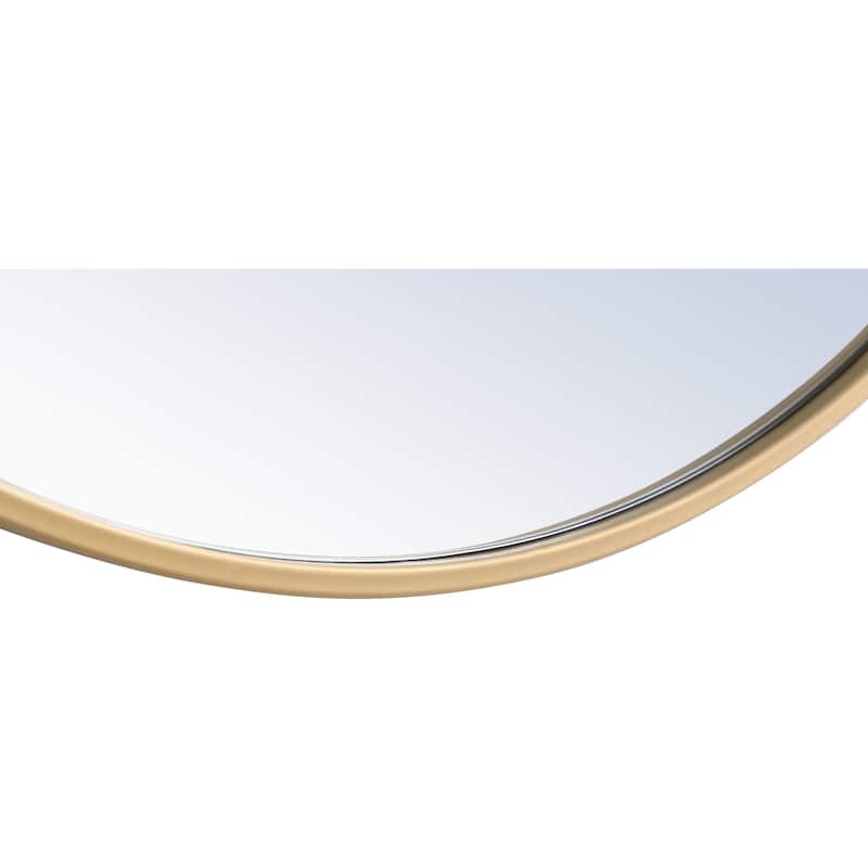 Elegant Lighting Eternity 24" Diameter Circular Metal Framed Wall